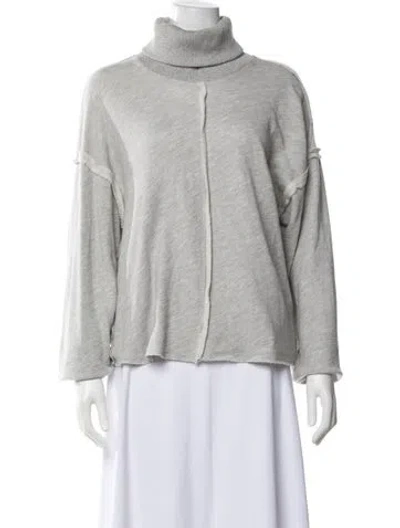 Pre-owned Lpa Turtleneck Long Sleeve Sweatshirt In Blue