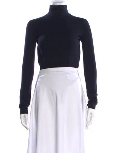 Pre-owned Lpa Turtleneck Long Sleeve Top In Black