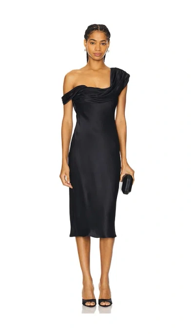 Lpa Vania Midi Dress In Black