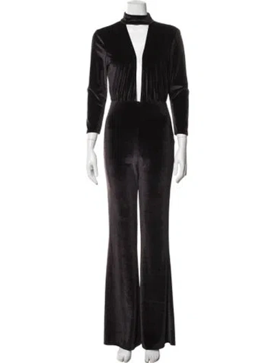Pre-owned Lpa V-neck Jumpsuit In Black