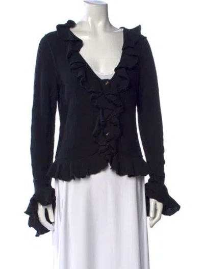 Pre-owned Lpa V-neck Sweater In Black
