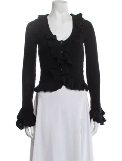 Pre-owned Lpa V-neck Sweater In Black