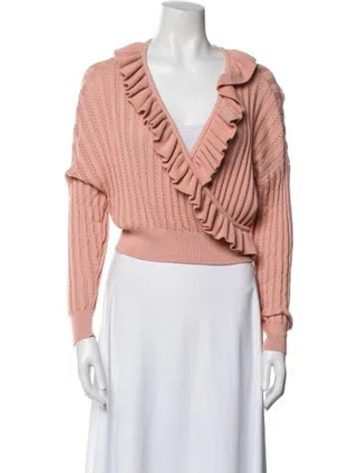 Pre-owned Lpa V-neck Sweater In Pink