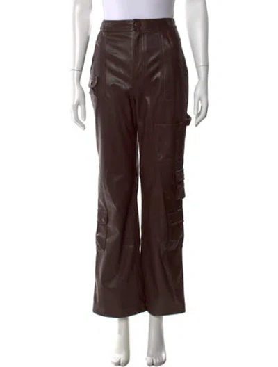 Pre-owned Lpa Wide Leg Pants In Brown