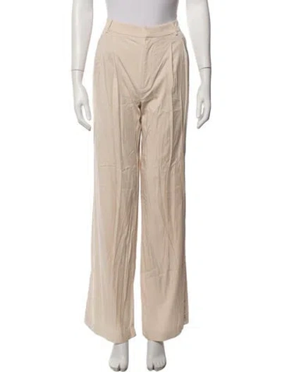 Pre-owned Lpa Wide Leg Pants In Neutrals