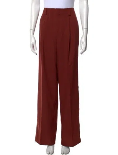 Pre-owned Lpa Wide Leg Pants In Red