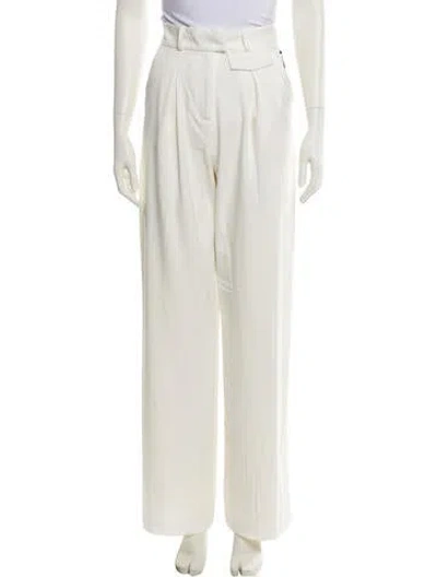 Pre-owned Lpa Wide Leg Pants In White