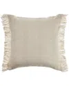 Lr Home Aarna Solid Woven Throw Pillow In Neutral