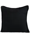 Lr Home Aarna Unique Neutral Solid Throw Pillow In Black