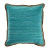 Lr Home Abeje Bordered Square Throw Pillow In Blue