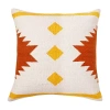 Lr Home Ace Southwestern Square Throw Pillow In White