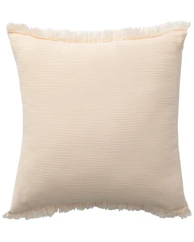 Lr Home Acielle Fringed Throw Pillow In Beige