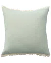 Lr Home Acielle Fringed Throw Pillow In Blue