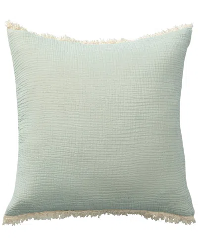 Lr Home Acielle Fringed Throw Pillow In Blue