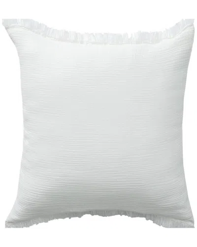 Lr Home Acielle Fringed Throw Pillow In White