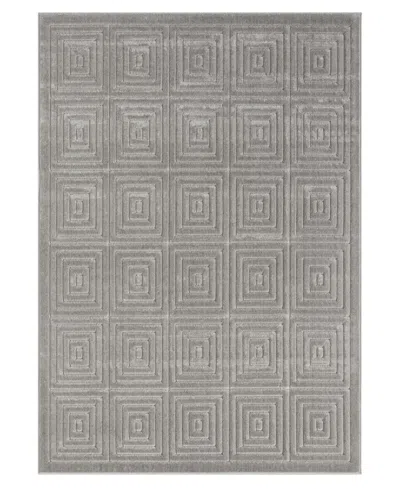 Lr Home Adonis Atl-415 7'10"x9'10" Area Rug In Gray