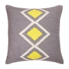 Lr Home Alan Southwestern Square Throw Pillow In Gray