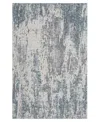 Lr Home Alexis All-464 2'6"x8' Runner Area Rug In Gray- Blue