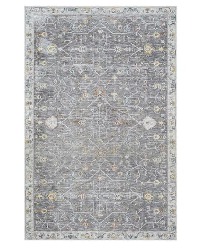 Lr Home Alexis All-471 7'9"x9'9" Area Rug In Gray-ivory