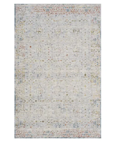 Lr Home Alexis All-474 7'9"x9'9" Area Rug In Gray- Blue