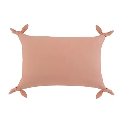 Lr Home Aliseh Solid Rectangular Throw Pillow In Pink