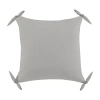 Lr Home Alisey Solid Square Throw Pillow In Gray