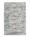 Lr Home Aliza Modern Distressed Abstract Polyester Indoor Area Rug In Blue