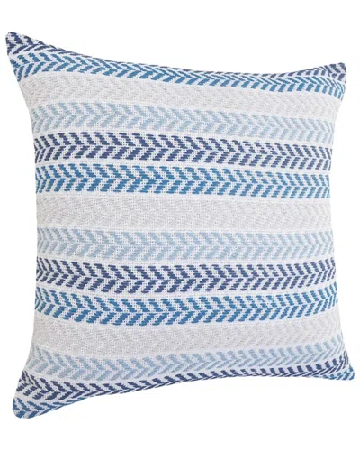 Lr Home Allien Beach House Chevron Throw Pillow In Blue