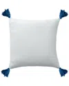 Lr Home Amaze Tasseled Throw Pillow In White