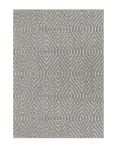 Lr Home Anders Modern Trellis Indoor/outdoor Area Rug In Blue