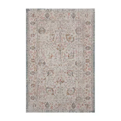 Lr Home Anica Traditional Floral Filigree Indoor Outdoor Rectangular Area Rug In Neutral