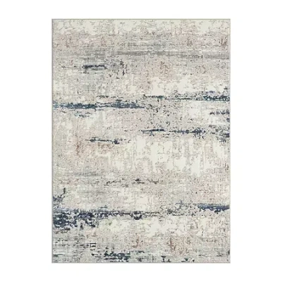 Lr Home Antoine Deen Abstract Indoor Rectangular Area Rug In Gray