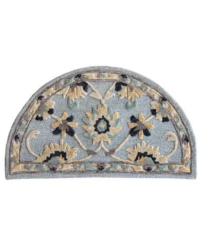 Lr Home Arabella Aba710 2'3" X 3'10" Hearth Area Rug In Blue