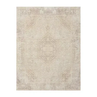Lr Home Aris Medallion Indoor Rectangular Area Rug In Neutral