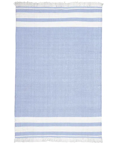 Lr Home Arlo Asb-373 7'9"x9'9" Area Rug In Blue