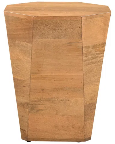 LR HOME LR HOME ARLO MODERN SOLID WOOD HANDMADE SIDE TABLE