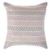 Lr Home Ash Sen Stripe Square Throw Pillow In Pink