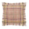 Lr Home Astra Plaid Square Throw Pillow In Pink