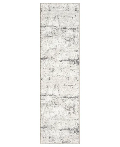 Lr Home Atlas Ant-053 2'x7' Runner Area Rug In Beige,gray