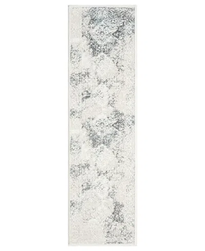 Lr Home Atlas Ant-056 2'x7' Runner Area Rug In Beige,blue