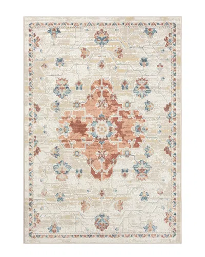 Lr Home Averie Traditional Medallion Area Rug In Red