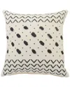 Lr Home Avon Chevron Tufted Grid Throw Pillowê In White