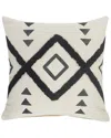 Lr Home Avon Tufted Geometric Diamond Throw Pillow In White