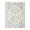 Lr Home Axel Medallion Indoor Rectangular Accent Rug In Gray