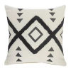 Lr Home Beal Diamond Square Throw Pillow In Black