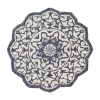 Lr Home Beatrice Myra Floral Hand Tufted 3'x3' Indoor Round Accent Rug In Blue