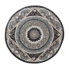 Lr Home Beatrice Qiera Medallion Hand Tufted 3'x3' Indoor Round Accent Rug In Multi