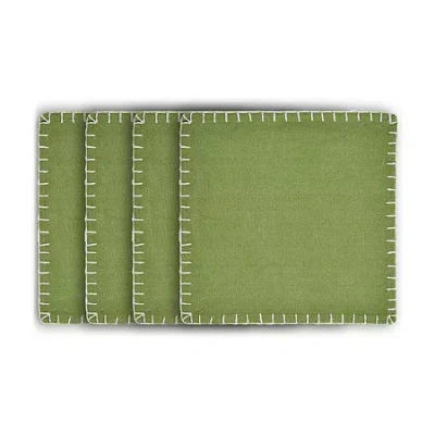 Lr Home Bella Casual 4 Pack Placemat In Green