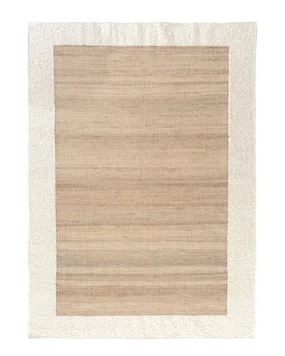 Lr Home Benton Farmhouse Bordered Handmade Area Rug In Brown