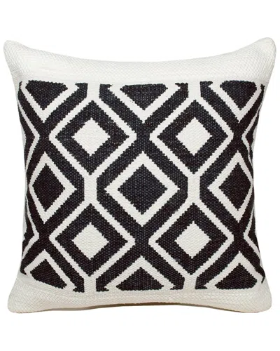 Lr Home Black And White Everyday Geometric Decorative Pillow In Multi